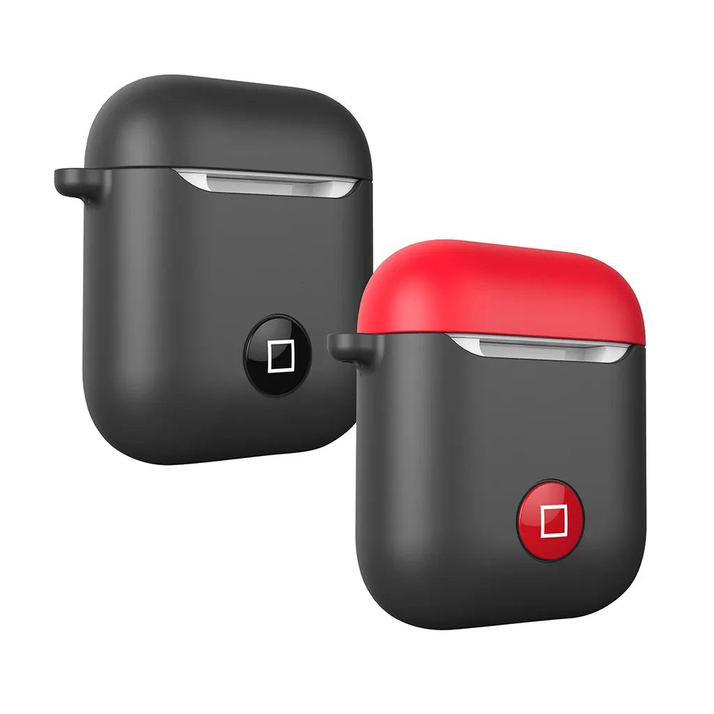 Silicone Wireless Bluetooth Earphones Case For Airpods Apple i10 i12 TWS Earbud Earphone accessories Protective Cover