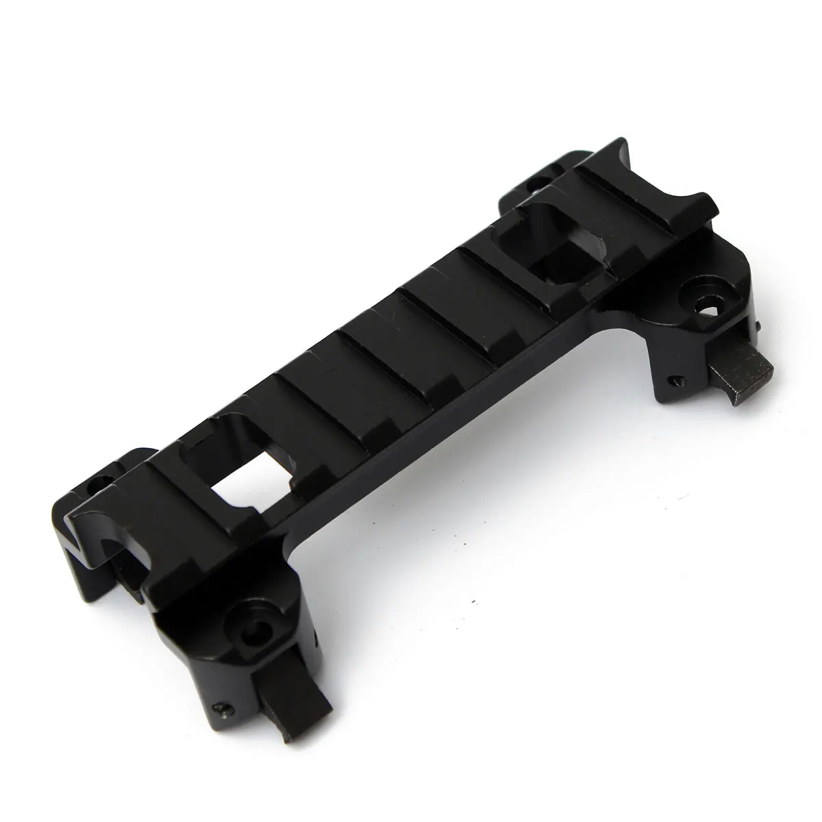 

20mm Weaver Rail Aluminium Claw Scope Mount Airsoft RIS RAS MP5 Dovetail guide rail bracket clip holder 1pcs Black