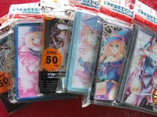 Yu-gi-oh, 10 paquets/ensemble (500 pièces)! Cosplay Yugioh – protection de cartes, manches de jeu de société, fille de magicien des neiges, Anime, barrière