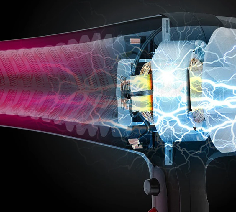 Мощный профессиональный фен для волос с горячим и холодным ветром, фен для волос, стильные инструменты для салонов и домашнего использования