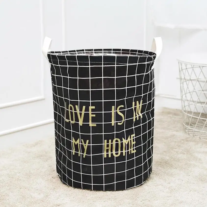 Storage Waterproof Animal Canvas Sheets Laundry Clothes Laundry Basket