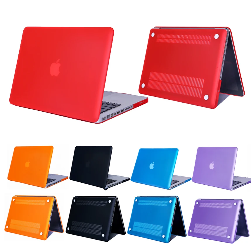 New Coque For Macbook Pro 13 15 A1278 A1286 Matte Laptop Case Hard PVC Shockproof for Macbook Pro 13 15 CD ROM Laptop Case Matte