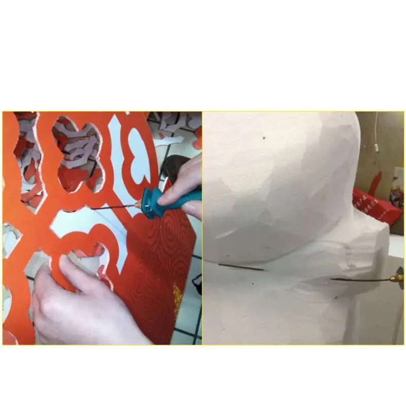 Electric Foam Cutter 5/10/15/20/25cm Polystyrene Styrofoam Knife Hot Wire Foam Cutting Pen US Transformer Adaptor