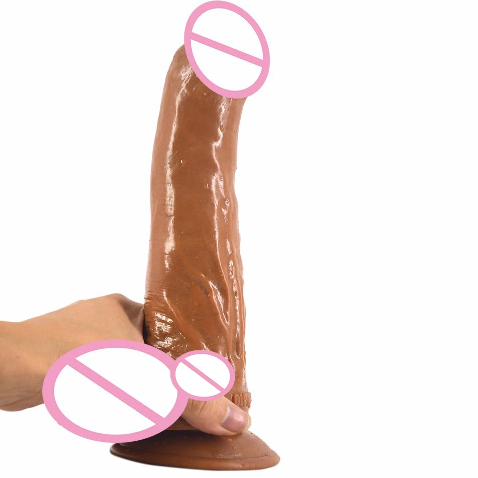 Dildo Realistic Huge Penis Sex Toys for Woman Silicone Real Rubber Dick Foreskin,Big Dildo Suction Dildo ,Adult Toy Sex Products