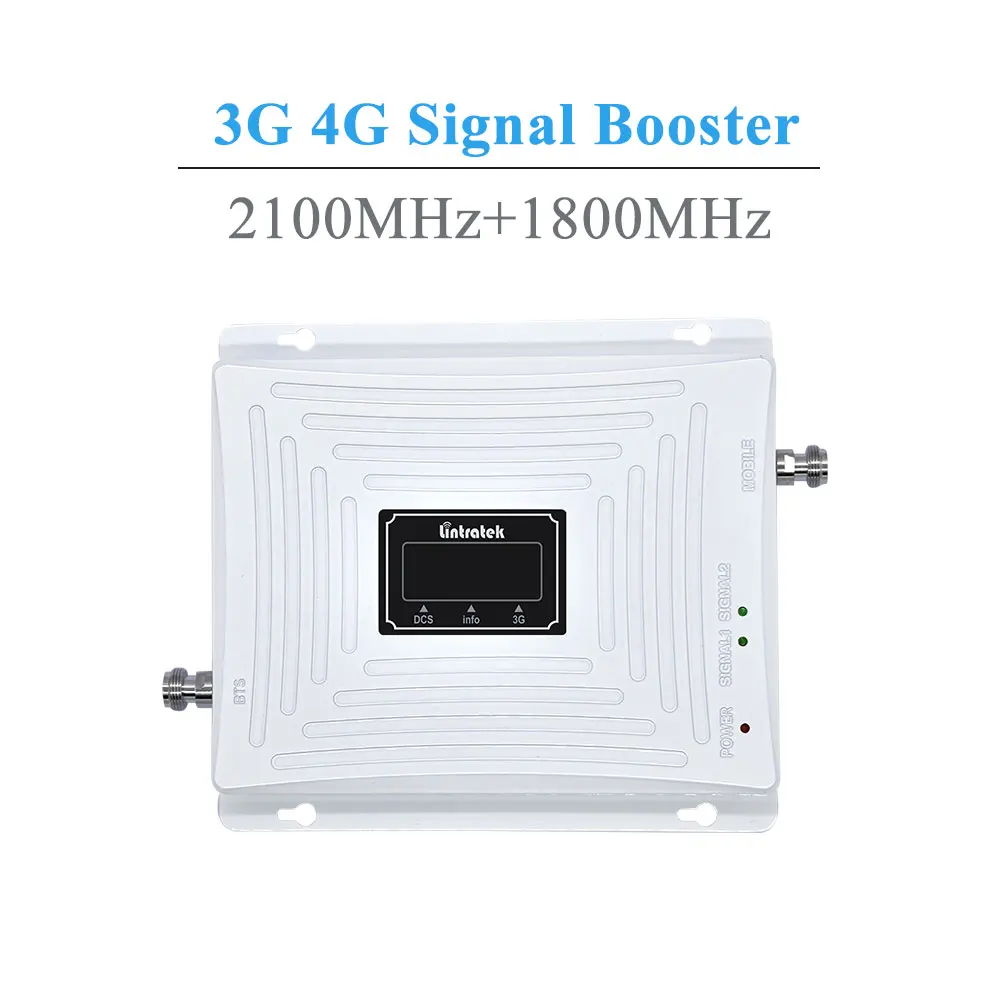 Lintratek 3G GSM 4G Signal Repeater 4G LTE 1800