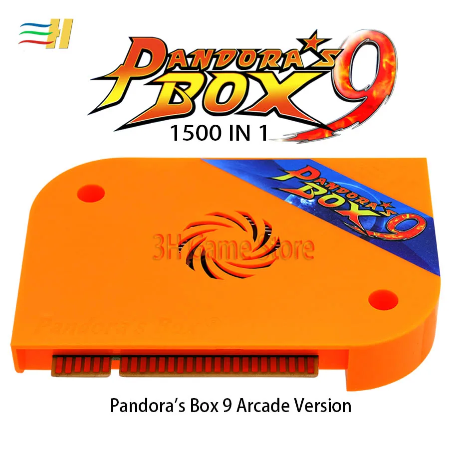 Pandora box 9 1500 В 1 jamma версия аркадная игра доска Pandora's Box 9 для аркадной консоли машинного шкафа mortal kombat pac man