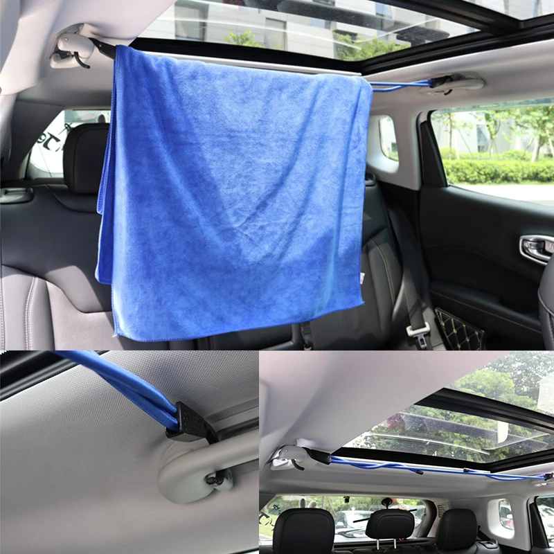 120CM Adjustable Stretch Elastic Bungee Cords Hooks Bikes Rope Tie Car Luggage Roof Rack Strap Hooks For Home Outside Use