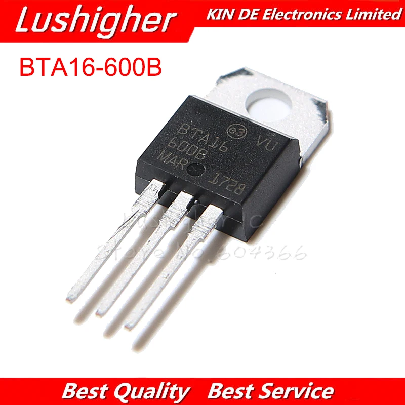 10 шт. BTA16 600B 220 600 TO220 600V 16A симисторов новый оригинальный|triac 16a|triac bta16c c |