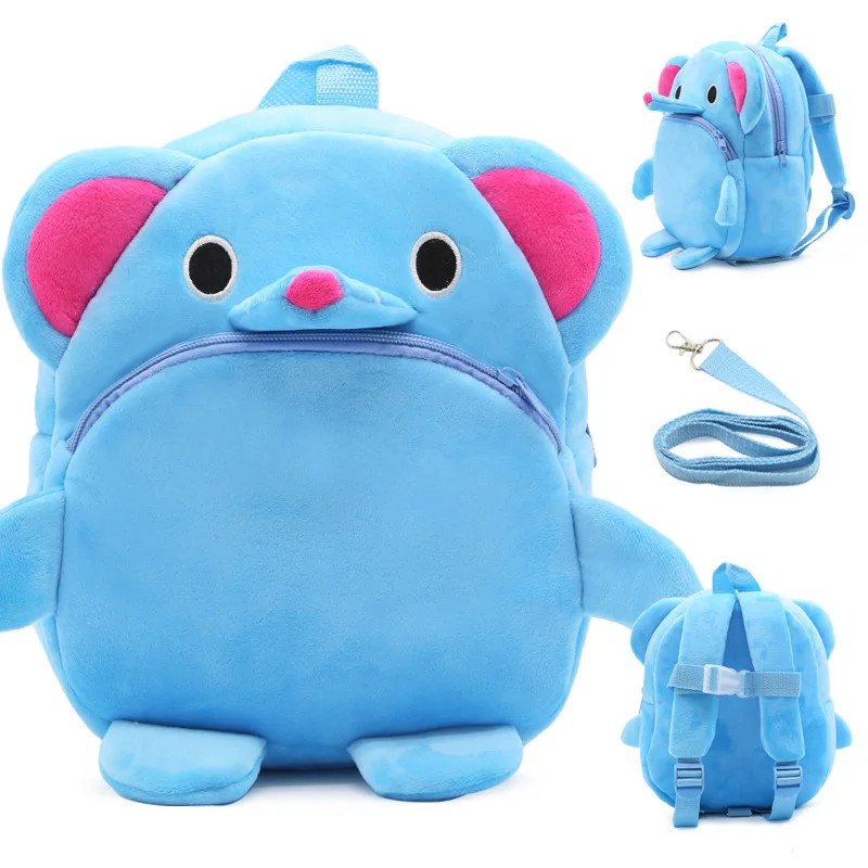 

Animal Design Harness Baby Kids Backpack with Leash Toddler Waterproof Backpack with Safe Harness 6 Colors
