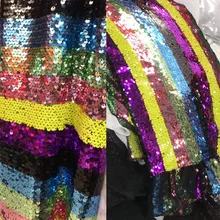 100x130 см, стильная цветная Русалочка, Реверсивный Блестящий сменный лист, ткань с блестками для одежды, подушка, декор для стола