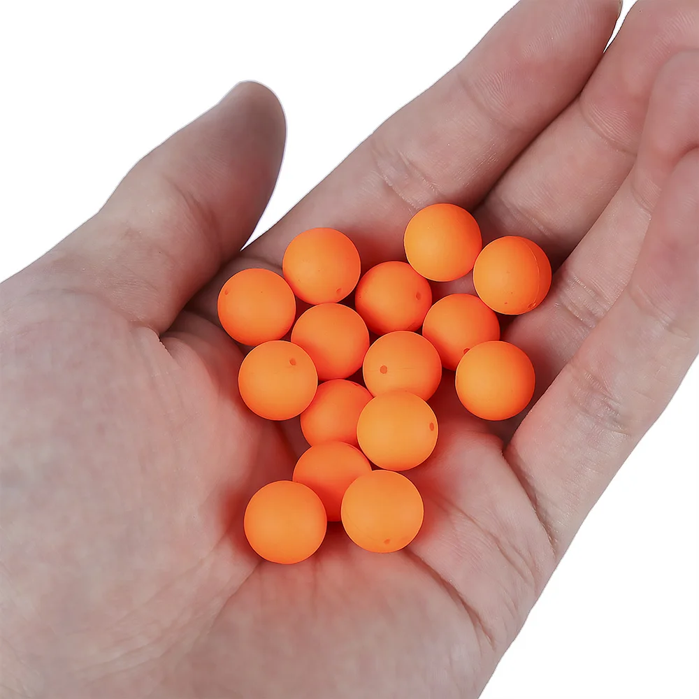 30pcs Outdoor Fishing Foam Ball Fishing Floats Set Circular Float EPS