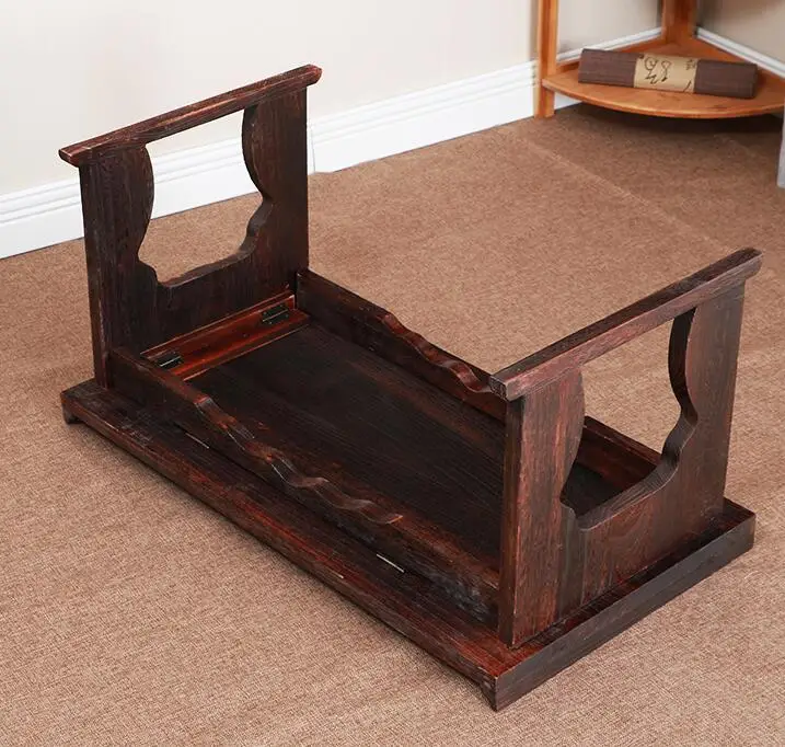 Japanese Antique Tea Table Folding Legs Rectangle 60cm Paulownia Wood Traditional CHABUDAI Asian Furniture Living Room Low Table Japanese Antique Tea Table Folding Legs Rectangle 60cm Paulownia Wood Traditional CHABUDAI Asian Furniture Living Room Low Table
