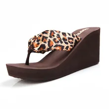 Flip Flops Women Platform Sandals Wedge Slippers 2016 Slides Summer Wedges Women High Heel Sandals Beach Slippers Ladies Shoes