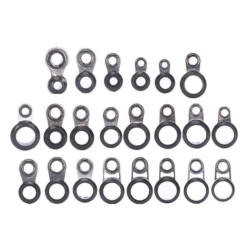 Multiple Sizes Telescopic Sea Fishing Rod Guide Rings 2/3/4/5/6/7/8/9/10/11/12mm Diameter Rock Fishing Rod Guides Ring Repair