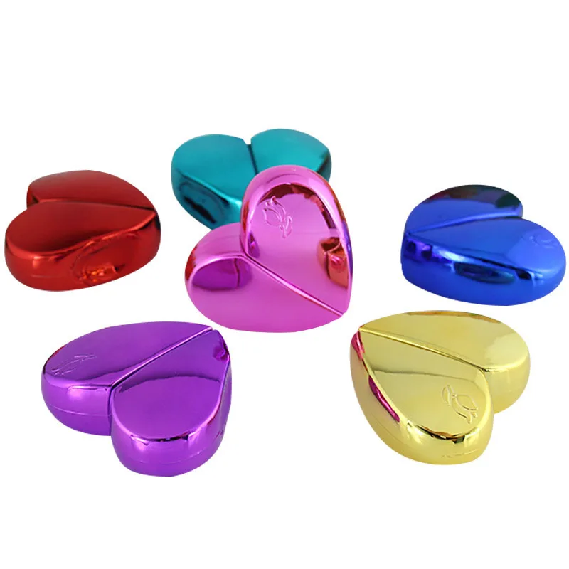 

25ml New Heart Shape Mini Aluminum Perfume Spray Bottle Scent Pump Empty Atomizer Travel Dispenser Perfume Cosmetic Containers