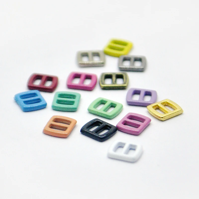 Free Shipping Cheap 200pcs/lot Wholesale 5.5mm*6mm Mini Buckle Metal