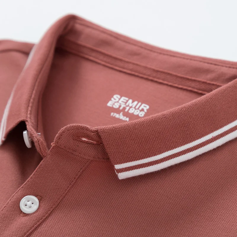 SEMIR Polo рубашка мужская летняя с отворотом повседневная коротким рукавом 2019 новая