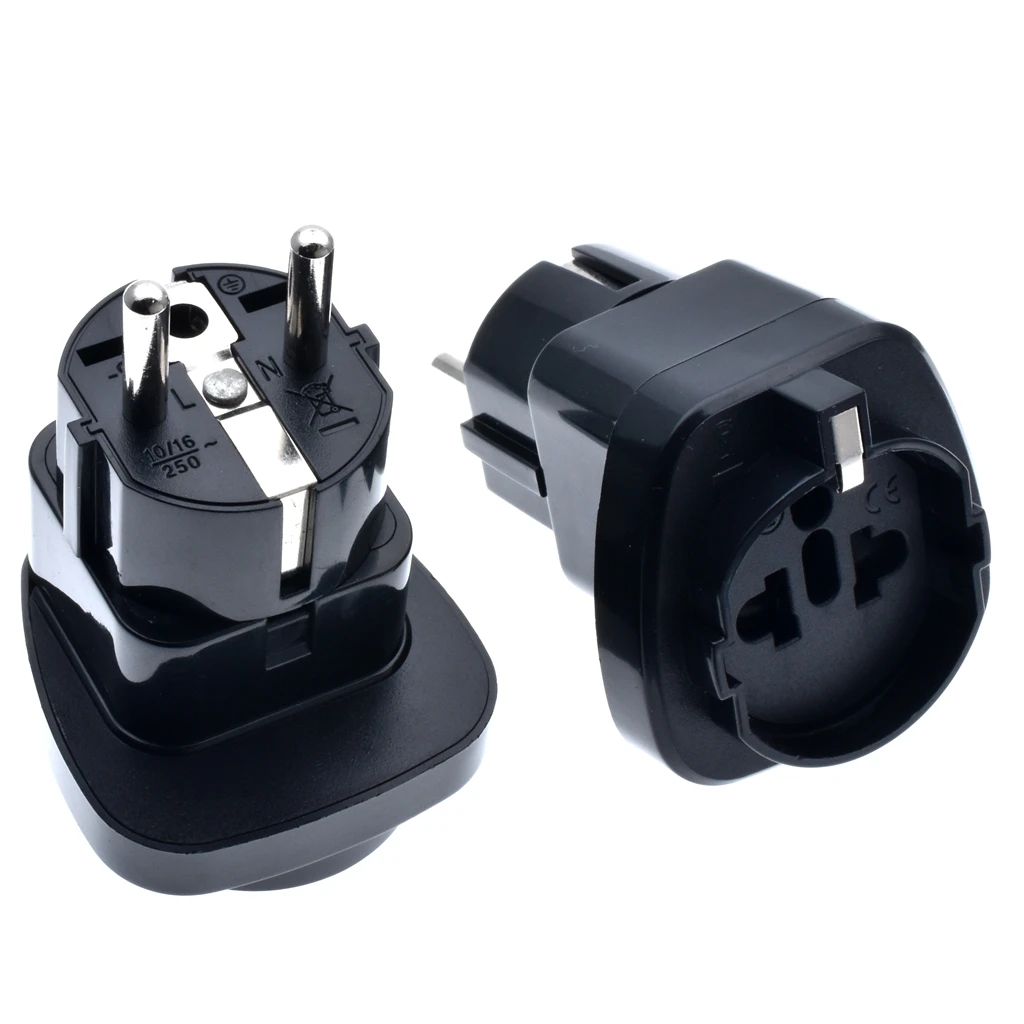 EU German Conversion Plug To Universal French Russian Bali The maldives