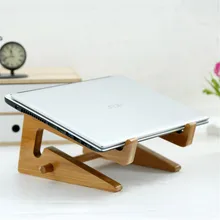 Портативный ноутбук деревянная подставка ноутбук добавить высоту держатель настольный органайзер кронштейн для MacBook Dell lenovo