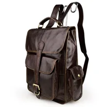 Maxdo винтажные мужские рюкзаки из воловьей кожи унисекс из натуральной кожи женский рюкзак# M7283
