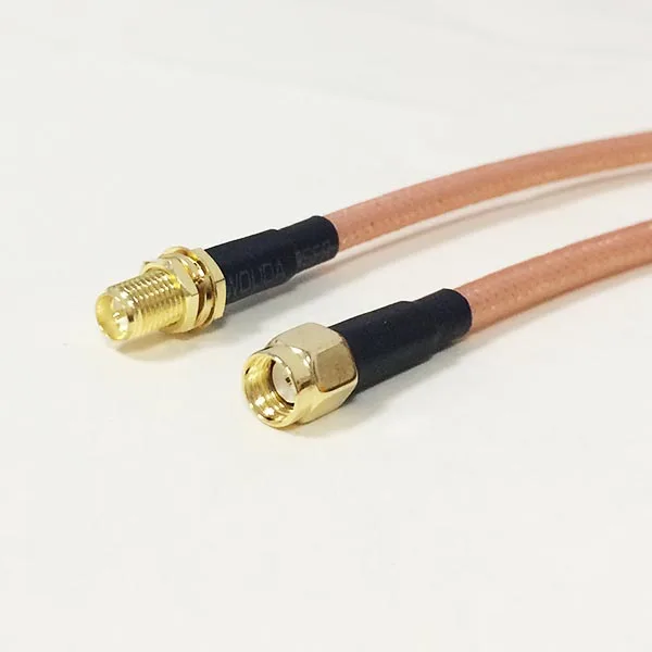 

WIF antenna extension Reverse RP SMA Male Plug Switch RP SMA Female Jack nut RF cable adapter RG142 1M/2M wholesale price