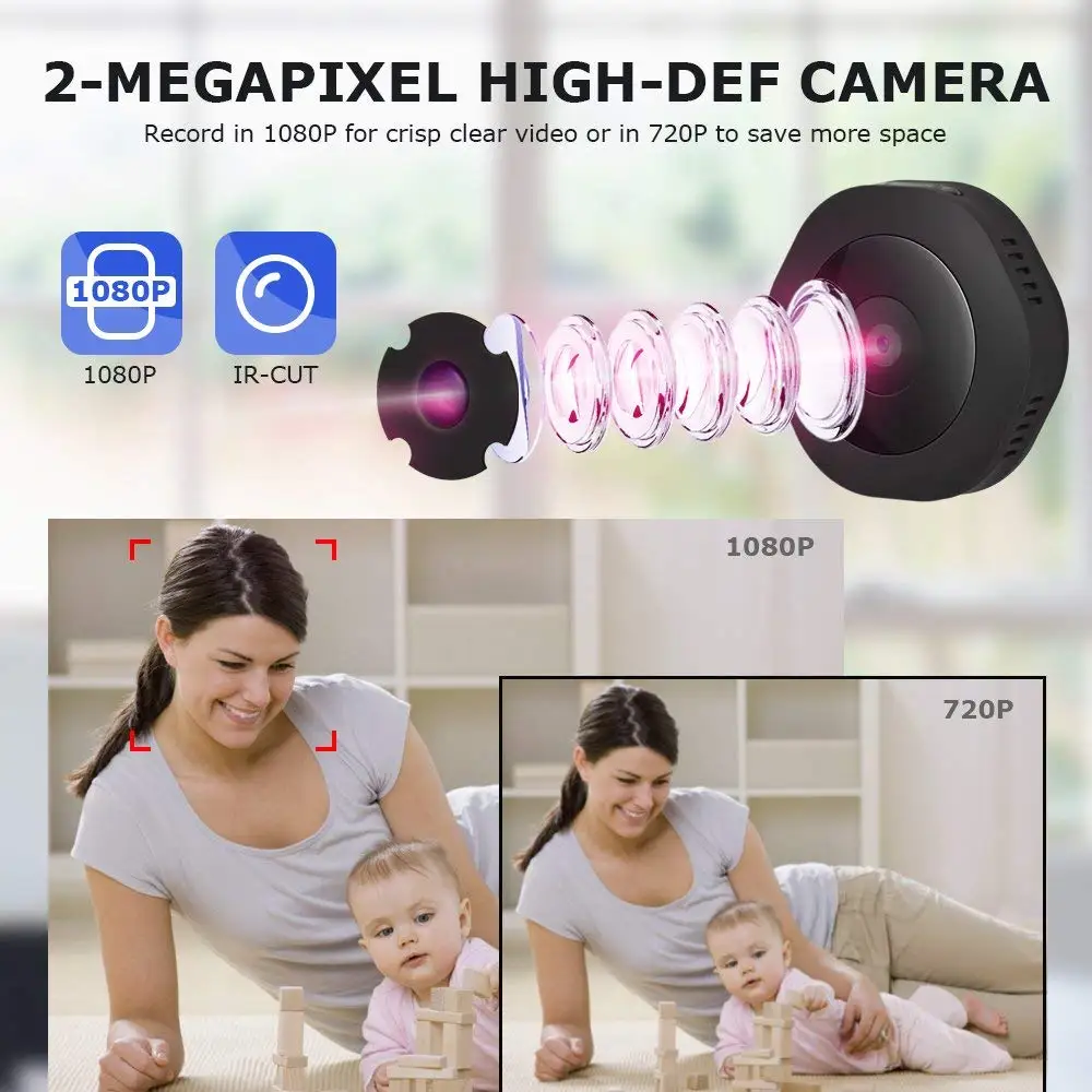HD WiFi мини камера Спортивная DV Kamera 1080p 720P с ночной версией микро DVR Дистанционное