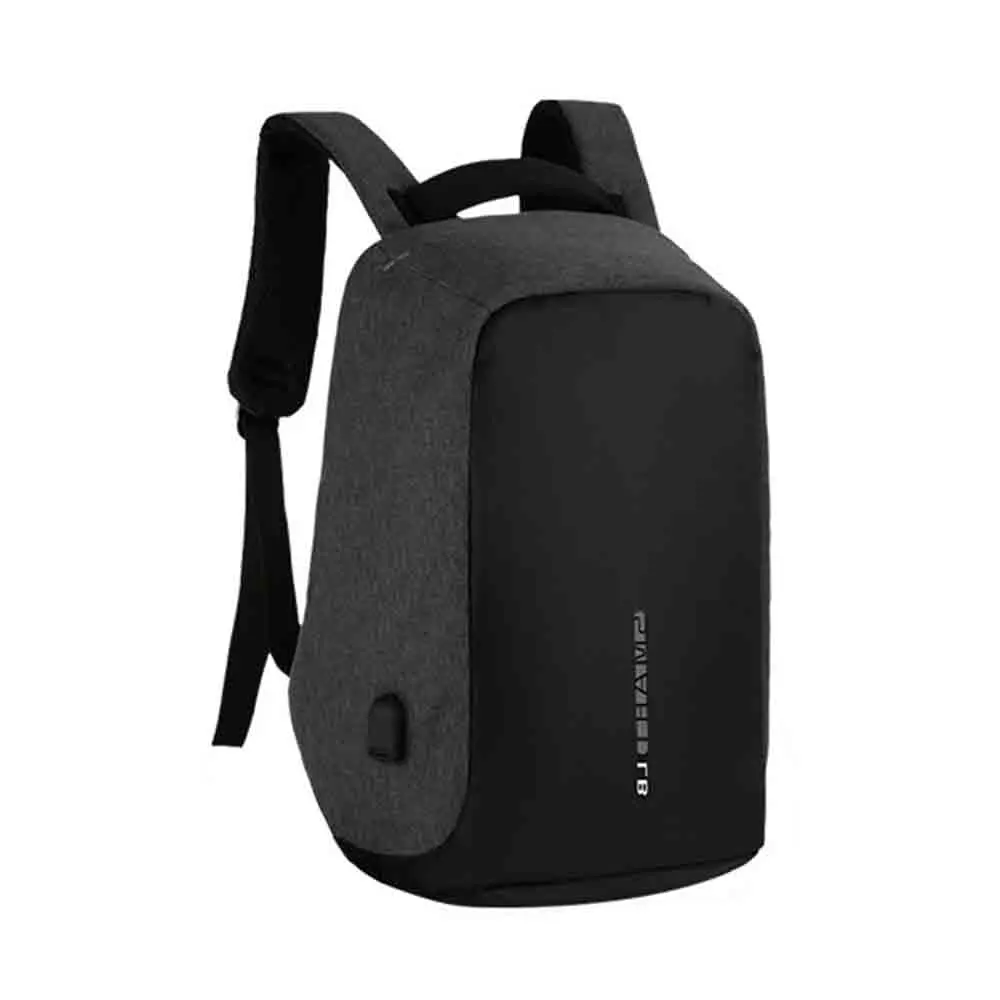 Смарт usb зарядка Мужской рюкзак для ноутбука для подростка Мода Мужской Mochila рюкзак для путешествий анти вор Рюкзак Школьная Сумка - Цвет: Черный