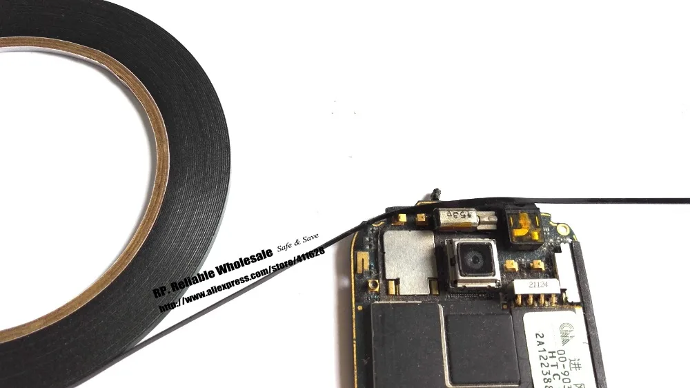 Толщина 0,3 мм) 2 мм~ 10 мм широкий выбор, двухсторонняя клейкая черная губчатая лента для iphone htc samsung huawei ЖК-экран Пылезащитная печать