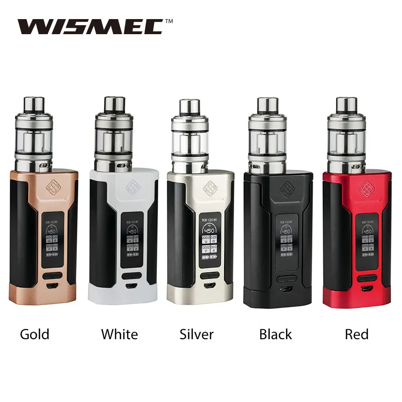 

Clearance WISMEC Predator 228 for Elabo 4.9ml Atomizer Tank Vaping Kit No 18650 Battery Predator Kit Ecig Vape Vs wismec rx gen3