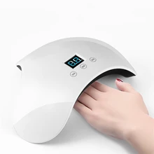 SunT 24 Вт УФ светодиодный светильник маникюрная машина инструмент отверждения для всех УФ светодиодный гель с ЖК-дисплеем лампа для ногтей Сушилка для ногтей умный датчик дизайн ногтей