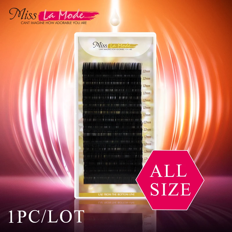 

Miss LaMode All Size Individual Eyelashes extension handmade makeup high quality Mink Eyelash Extensions False Eyelashes