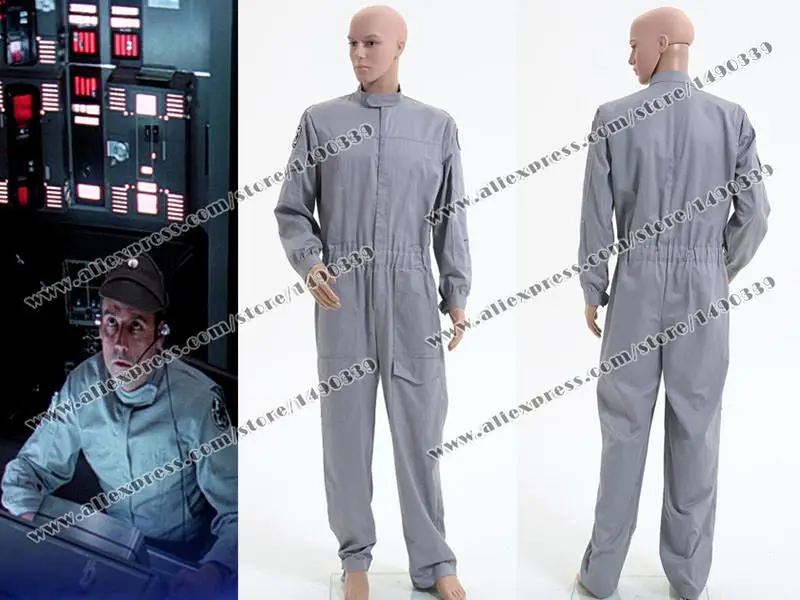 Star Wars Imperial Technicus Cosplay Kostuum Vlucht Pak Jumpsuit Outfit Uniform Halloween Snelle