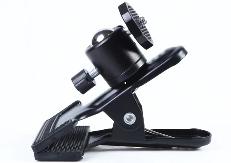 Newest 1/4" interface Heavy Duty Camera Flashlight Light Stand Clamp