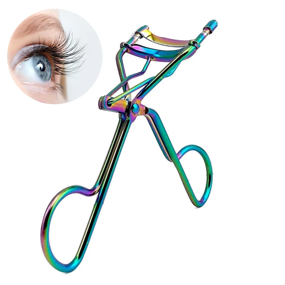 2018 high quality Eyelash Curler Carbon Steel Titanium color appearance