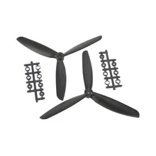 Hélice de brinquedo rc 8045 com 3 folhas, abs cw/ccw para quadricóptero 330, kit de moldura para modelo de brinquedo