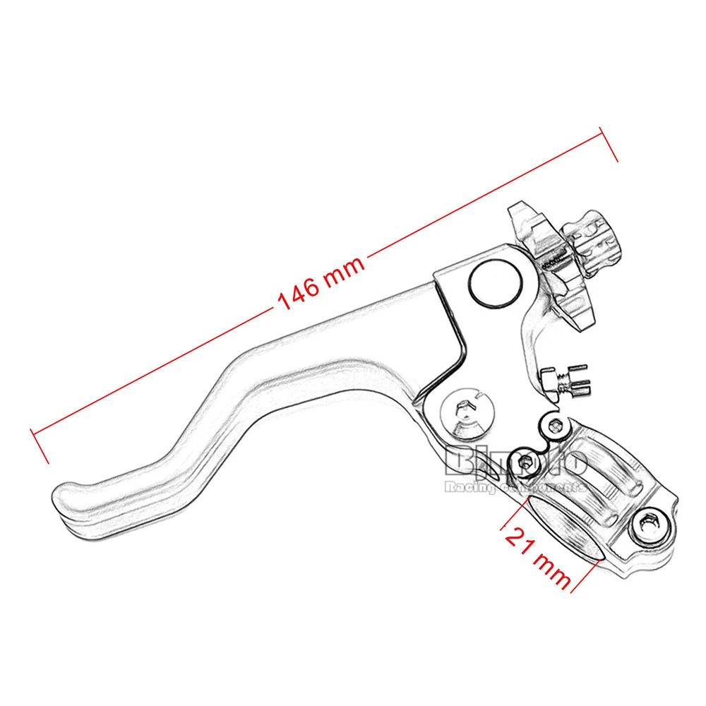 BJMOTO ЧПУ короткий трюк рычаг сцепления окунь мотоцикл тормоза сцепления рычаги для Honda CR80/125 CRF 250R/X 450R/X XR650R