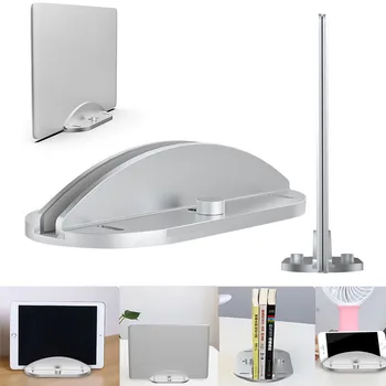 

HIPERDEAL Adjustable Vertical Laptop Stand Desktop Space-saving Dock Aluminum Holder 18Nov28
