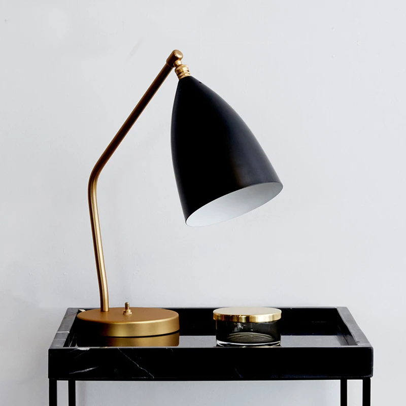Gubi Grhopper Nordic Copper Lamp Table Bedroom Desk Study Gubi Grhopper Nordic Copper Lamp Table Bedroom Desk Study Modern Lampada Led Tavolo Hotel