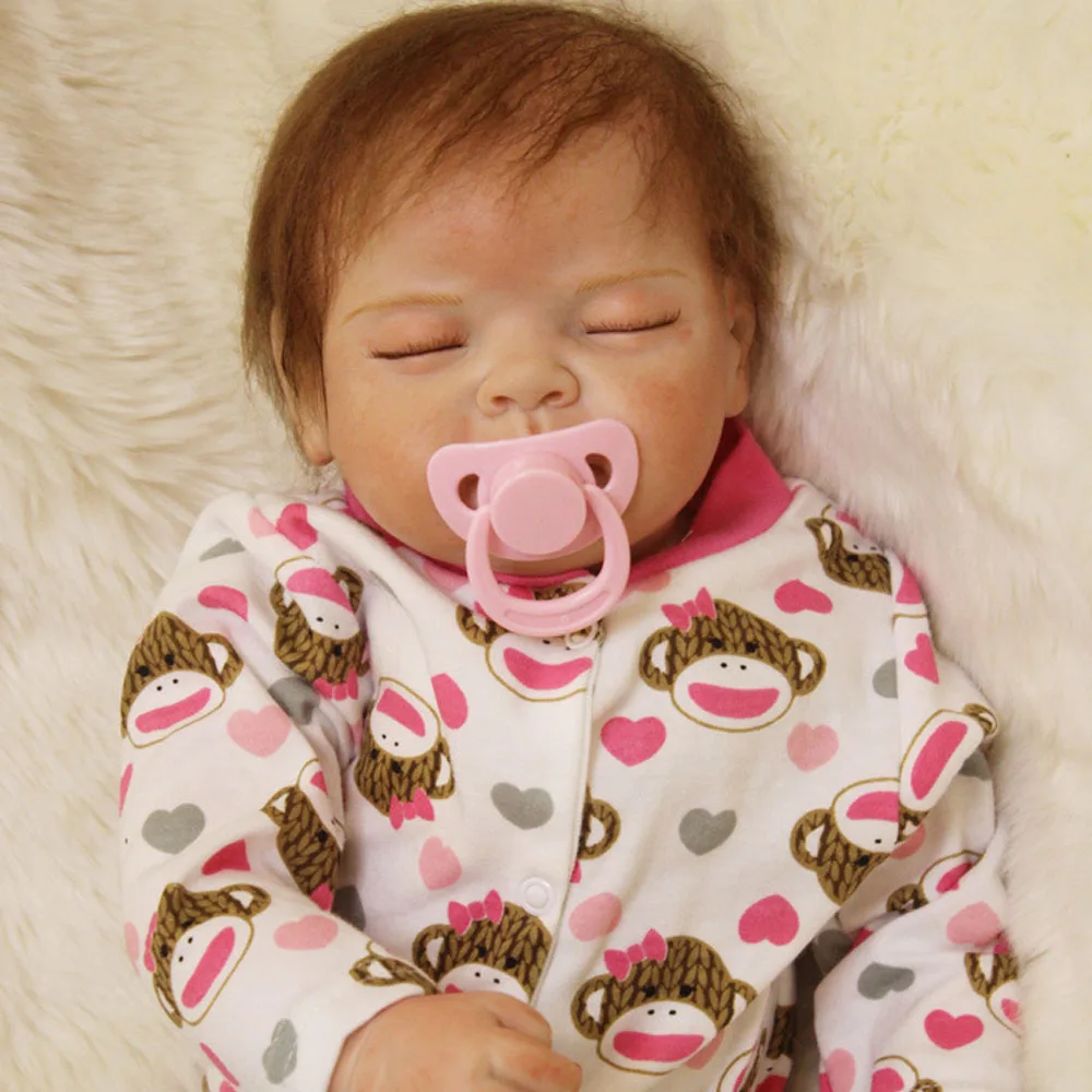 Бразилия доставка Bebe куклы Reborn 22 "55 см мягкие виниловые силиконовые baby Игрушки