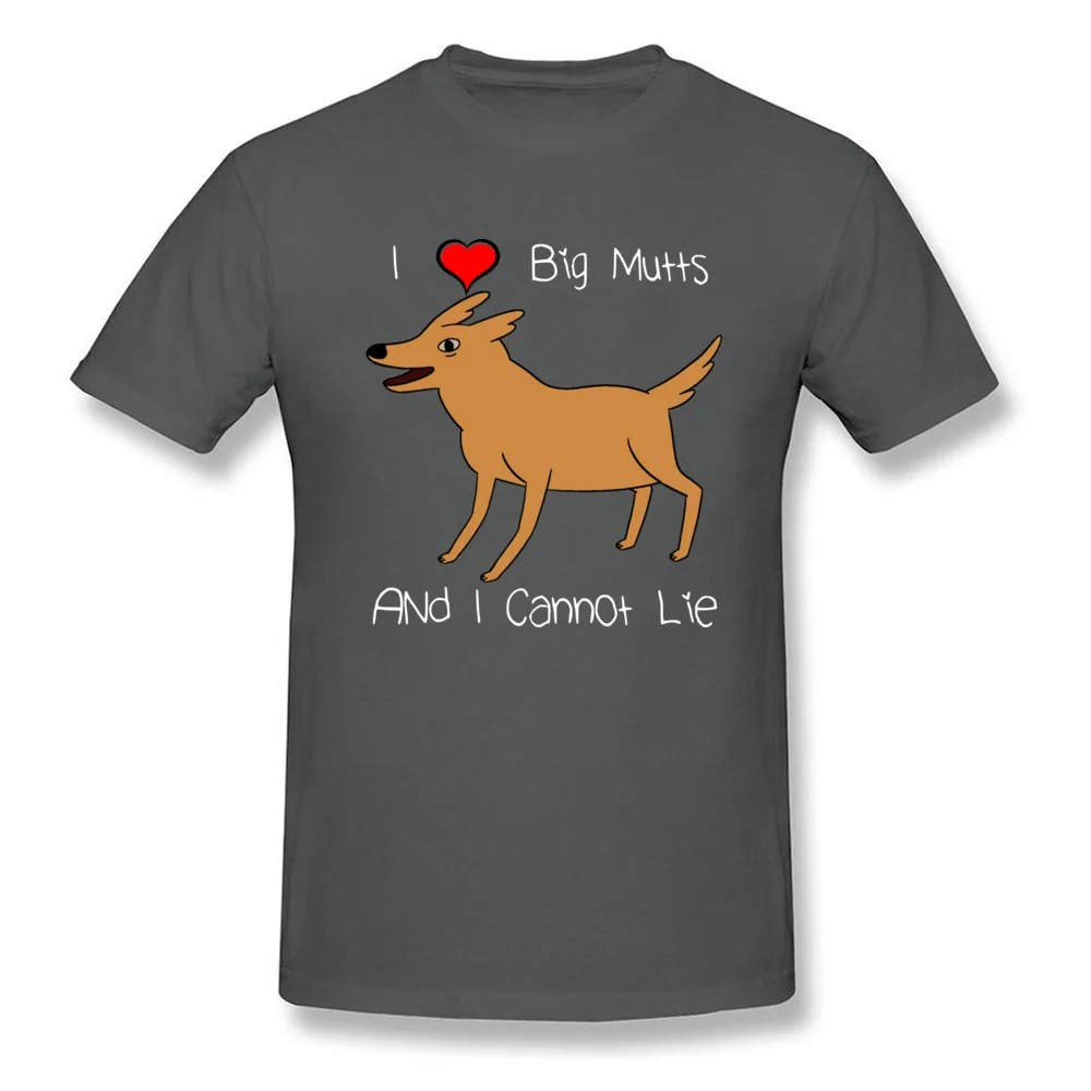 Classic Printed Short Sleeve Tops & Tees Mother Day O-Neck 100% Cotton Adult Top T-shirts Printed Tee-Shirt Fitted Funny Dog Shirt I LoveBig Mutts Gift For Dog Lovers carbon
