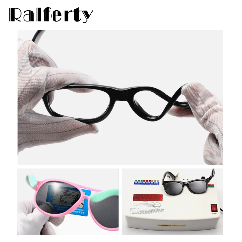 Детские поляризованные солнцезащитные очки Ralferty новинка 2019 TR90 для мальчиков и