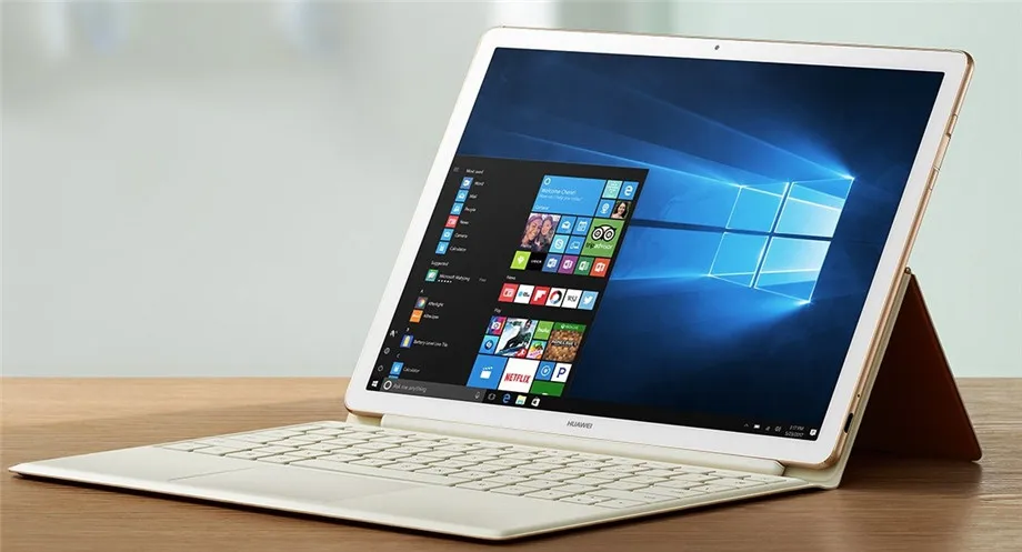 HUAWEI MateBook E 12,0 дюймов 4 Гб LPDDR3 128 Гб SSD Windows 10 ноутбук Inte l Core M3-7Y30 отпечатков пальцев 2160*1440 компьютер