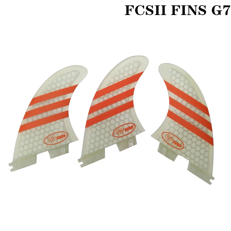 FCS2 G7 размер доска для серфинга стиль красный/синий/зеленый/белый цвет сотовые плавники три ребра набор FCS 2 ребра Горячая FCS II ребра Quilhas