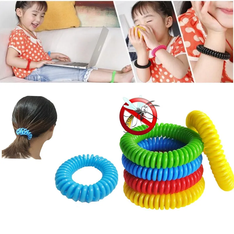 

10pcs Anti Mosquito Repellent Bracelets Multicolor Pest Control Bracelets Insect Protection Camping Outdoor Baby Child Care
