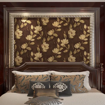 

Hot Chinese Style Pastoral Flower Wallpaper Classical Bedroom Living Room TV Setting Wall Paper Roll