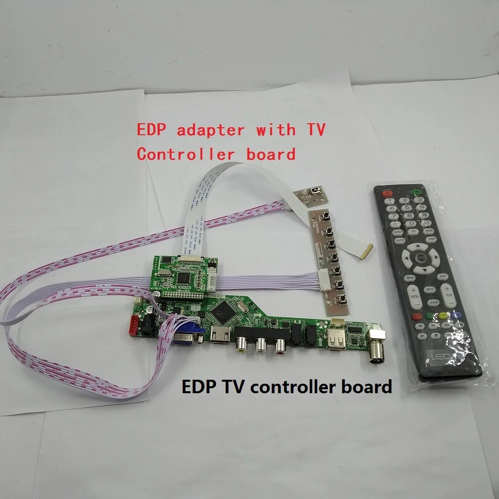  2019 For LP156WF6-SPP1/SPP2 Screen 1920X1080 FHD Panel HDMI TV VGA Controller board kit EDP Audio L - 33027237211