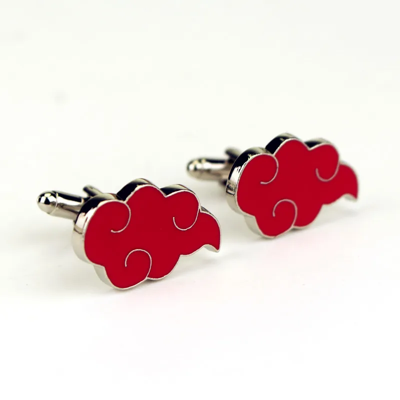 

Japanese Anime Cosplay Naruto Akatsuki organization Red Cloud Logo cufflinks