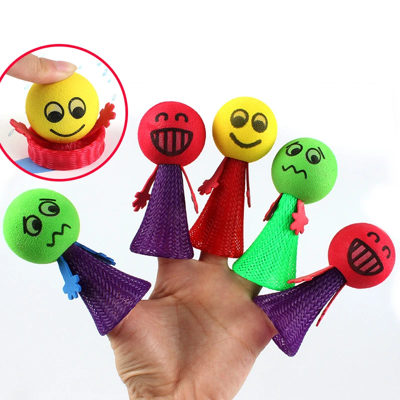 Новинка подпрыгивая игрушечные эльфы для детей Squeeze прыгающее внезапное изменение яркости эльф шутка хип хоп выражения детские игрушки Вечерние игры детский сад