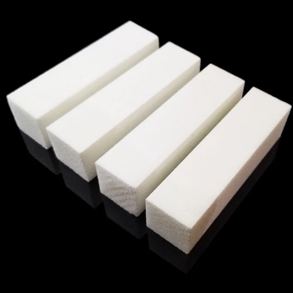 

4Pcs/Lot Sanding Sponge Nail File Buffer Block for UV Gel Nail Polish DIY Nail Art Manicure Pedicure White Nail Buffers File