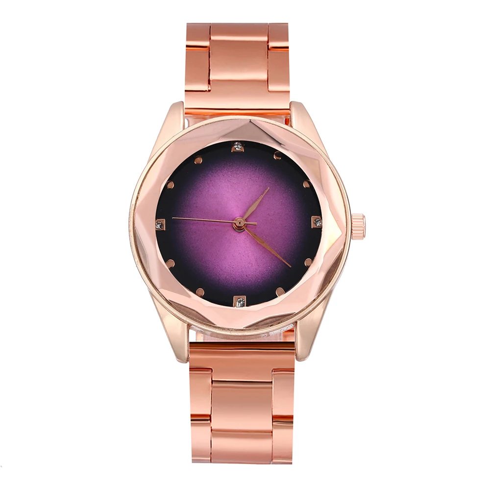 

2019 Women Dress Watches Geneva Stainless Steel Watch Women Rhinestone Luxury Casual Female Quartz Wristwatch Relojes Mujer